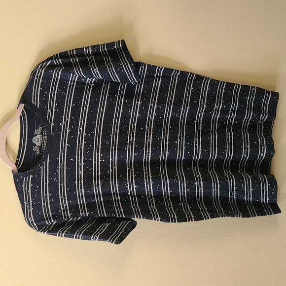 American Rag | Shirts | American Rag Striped Paint Splattered Tee ...
